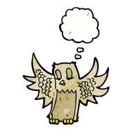 Cartoon Owl N229