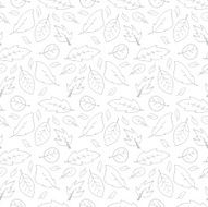 Seamless leaves background N2