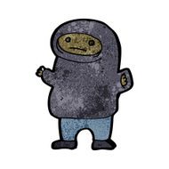 cartoon boy in hooded top N39