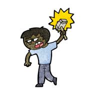 cartoon boy with hammer N4
