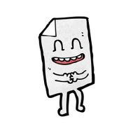 paper cartoon character N3