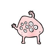 weird spooky monster cartoon N8