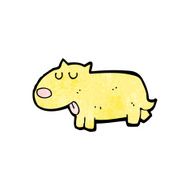 cartoon little dog N161