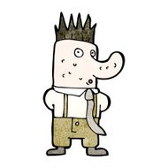 cartoon ugly man N14