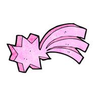 shooting star cartoon element N3