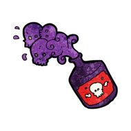 Cartoon Poison Bottle N25