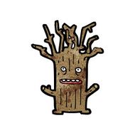 little tree cartoon character N7
