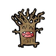 little tree cartoon character N9