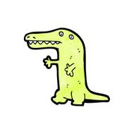 cartoon little crocodile N2