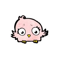 cartoon little bird N41