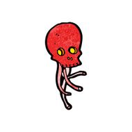 gross skull cartoon N7