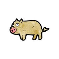 cartoon little pig N4