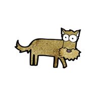 cartoon little dog N163