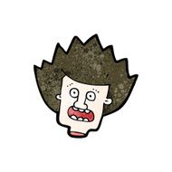 severed head cartoon character