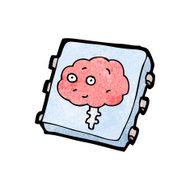 cartoon artificial intelligence chip N4