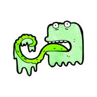 cartoon slimy ghost N27
