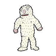 cartoon yeti monster N6