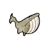 cartoon unhappy whale N3
