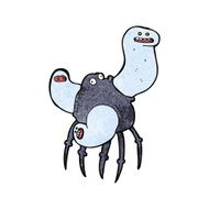 cartoon crazy monster N61