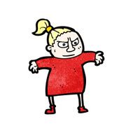 cartoon mean woman N20