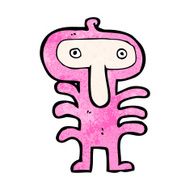 cartoon weird alien N29
