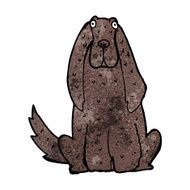 cartoon big dog N18