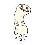 Spooky Cartoon Ghost N19
