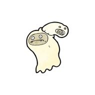 Spooky Cartoon Ghost N22