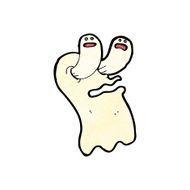 Spooky Cartoon Ghost N24