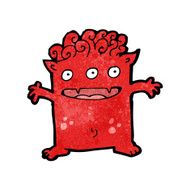 cartoon funny little monster N32
