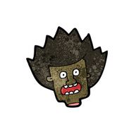 cartoon panicking head N2