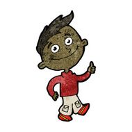 Cartoon Smiling Boy N10