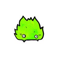 cartoon furry little monster N17