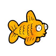 Funny cartoon fish N21