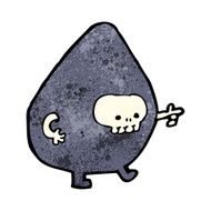 cartoon spooky monster N23
