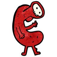 cartoon spooky monster N26