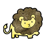 Cute Cartoon Lion N18