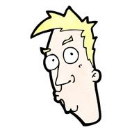 cartoon curious face N7