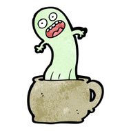 funny cartoon monster N65
