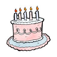 Cartoon Birthday Cake N58