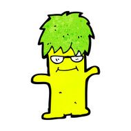 cartoon little monster N113