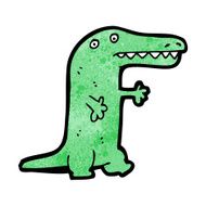 Cartoon Alligator N31