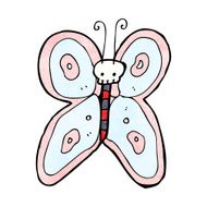 Cartoon Butterfly N143
