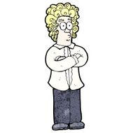cartoon blond man with curly hair N3