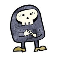 cartoon halloween ghoul N27
