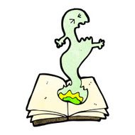 cartoon magic spell book N52