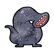 giant leech monster cartoon