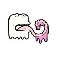 cartoon gross ghost N75