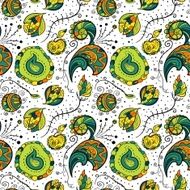Seamles floral vector pattern N2