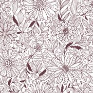 Seamless Floral Pattern N105